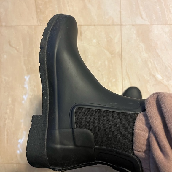 Hunter Shoes - Black Chelsea Refined women’s Boots